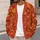 Autumn Leaves and Golden Florals for Cozy Fall Layering, Elegant Women's Seasonal Style All-over Print Knitted Cardigan - 5