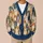 Colorful Cat Faces for Cozy Autumn Outings and Everyday Feline Lover Wardrobe Style All-over Print Knitted Cardigan - 6