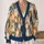 Colorful Cat Faces for Cozy Autumn Outings and Everyday Feline Lover Wardrobe Style All-over Print Knitted Cardigan - 2