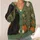 Black Cat, Pumpkins & Autumn Blooms for Cozy Halloween Days and Fall Layering Wear All-over Print Knitted Cardigan - 4