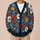 Bold Wildflower Blooms for Colorful Everyday Layering and Cozy Autumn Outings Style All-over Print Knitted Cardigan - 6