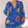 Colorful Folk Floral Blooms For Relaxed Everyday Layering All-over Print Knitted Cardigan - 4