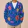 Colorful Folk Floral Blooms For Relaxed Everyday Layering All-over Print Knitted Cardigan - 6