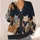 Sleepy Cat and Crescent Moon Motifs for Cozy Everyday Layering for Cat Lovers All-over Print Knitted Cardigan - 4