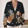 Sleepy Cat and Crescent Moon Motifs for Cozy Everyday Layering for Cat Lovers All-over Print Knitted Cardigan - 2