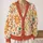 Celestial Sun Moon Hearts And Flowers For Whimsical Everyday Layering And Gift Giving All-over Print Knitted Cardigan - 2