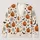 Jack O Lantern Pumpkin Halloween Motifs for Festive Autumn Everyday Layering All-over Print Knitted Cardigan - 1