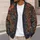 Autumn Folk Botanical Motifs for Cozy Everyday Layering in Rich Rust and Midnight Blue All-over Print Knitted Cardigan - 5