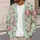 Vintage Rose Garden Florals for Romantic Everyday Layering and Springtime Outings All-over Print Knitted Cardigan - 5