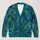 Peacock Feather Motif for Elegant Everyday Layering and Nature Inspired Style All-over Print Knitted Cardigan - 1