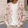 Pink Cherry Blossom Trees And Cottage Scenery For Springtime Garden Nature Lovers All-over Print Knitted Cardigan - 5