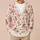 Pink Cherry Blossom Trees And Cottage Scenery For Springtime Garden Nature Lovers All-over Print Knitted Cardigan - 6