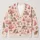 Pink Cherry Blossom Trees And Cottage Scenery For Springtime Garden Nature Lovers All-over Print Knitted Cardigan - 1
