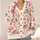 Pink Cherry Blossom Trees And Cottage Scenery For Springtime Garden Nature Lovers All-over Print Knitted Cardigan - 4