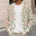 Watercolor Bees And Wildflowers For Cheerful Everyday Layering For Youthful Style All-over Print Knitted Cardigan - 5