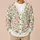 Watercolor Bees And Wildflowers For Cheerful Everyday Layering For Youthful Style All-over Print Knitted Cardigan - 6
