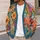 Bohemian Floral Patchwork for Colorful Everyday Layering and Creative Weekend Style All-over Print Knitted Cardigan - 5