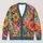 Bohemian Floral Patchwork for Colorful Everyday Layering and Creative Weekend Style All-over Print Knitted Cardigan - 1