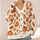 Rustic Autumn Pumpkins and Maple Leaves for Cozy Harvest Season Everyday Layering All-over Print Knitted Cardigan - 4