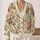 Watercolor Rose and Wildflower Floral for Cozy Autumn Layering All-over Print Knitted Cardigan - 2