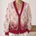 Blush Rose And Lace Florals For Romantic Autumn Layering And Cozy Everyday Style For Women All-over Print Knitted Cardigan - 2