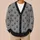 Black Jack-O'-Lantern Faces for Halloween Parties and Cozy Autumn Season Celebrations All-over Print Knitted Cardigan - 6