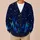 Colorful Evergreen Forest Beneath Cosmic Stars For Festive Winter Layering Everyday Style All-over Print Knitted Cardigan - 6