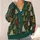 Christmas Tree Holiday Motif for Cozy Winter Gatherings and Casual Women's Wear Looks All-over Print Knitted Cardigan - 4