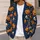 Pumpkin Skeleton Witch Hat Autumn Halloween Style For Women Cozy Seasonal Layering All-over Print Knitted Cardigan - 5