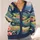 Colorful Alpine Meadow Landscape For Relaxed Weekend Layering And Nature Lovers All-over Print Knitted Cardigan - 4