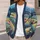 Colorful Alpine Meadow Landscape For Relaxed Weekend Layering And Nature Lovers All-over Print Knitted Cardigan - 5