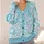 Pastel Seashells and Ocean Waves for Whimsical Coastal Style and Mermaid Lovers All-over Print Knitted Cardigan - 4
