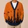 Haunted Pumpkin Tower and Crooked Village for Spooky Halloween Nights and Autumn Fun All-over Print Knitted Cardigan - 6