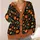 Autumn Pumpkins and Falling Leaves for Cozy Thanksgiving Harvest Gatherings All-over Print Knitted Cardigan - 4