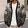 Haunted Halloween Town Pumpkin Village for Spooky Autumn Nights and Fall Gatherings All-over Print Knitted Cardigan - 5