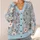Pastel Blue Wildflower Blooms For Relaxed Autumn Layering And Everyday Women's Style All-over Print Knitted Cardigan - 4