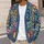 Colorful Folk Patchwork Medallions for Cozy Fall Layering and Everyday Style All-over Print Knitted Cardigan - 5