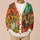 Colorful Heart Collage for Creative Autumn Layering and Everyday Wear for Women All-over Print Knitted Cardigan - 6