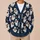 Playful Spooky Ghosts for Cozy Autumn Halloween Layering and Everyday Wear All-over Print Knitted Cardigan - 6