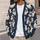 Playful Spooky Ghosts for Cozy Autumn Halloween Layering and Everyday Wear All-over Print Knitted Cardigan - 5
