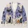 Halloween Ghosts, Bats and Black Cat for Cozy Spooky Autumn Layering All-over Print Knitted Cardigan - 1