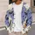 Halloween Ghosts, Bats and Black Cat for Cozy Spooky Autumn Layering All-over Print Knitted Cardigan - 5