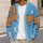 Blue And Tan Dachshund With Daisies For Cozy Autumn Outings And Casual Everyday Style All-over Print Knitted Cardigan - 5