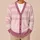 Blush Pink Looping Stripes for Soft Everyday Style and Whimsical Layering All-over Print Knitted Cardigan - 6