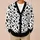 101 Dalmatians Black Spot Style for Halloween Parties and Everyday Looks for Fans All-over Print Knitted Cardigan - 6
