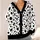 101 Dalmatians Black Spot Style for Halloween Parties and Everyday Looks for Fans All-over Print Knitted Cardigan - 4