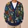 Colorful Botanical Blooms for Everyday Layering, Travel, and Weekend Style for Women All-over Print Knitted Cardigan - 6