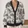 Hitchhiking Ghosts Haunted Mansion Scenes for Spooky Season and Gothic Style Fans Gift All-over Print Knitted Cardigan - 2
