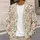 Vintage Rose Meadow Blooms for Relaxed Everyday Layering and Cottage Style Women All-over Print Knitted Cardigan - 5