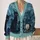 Black Cat Halloween Pumpkin Graveyard Scene For Cozy Autumn Layering And Gifting All-over Print Knitted Cardigan - 2